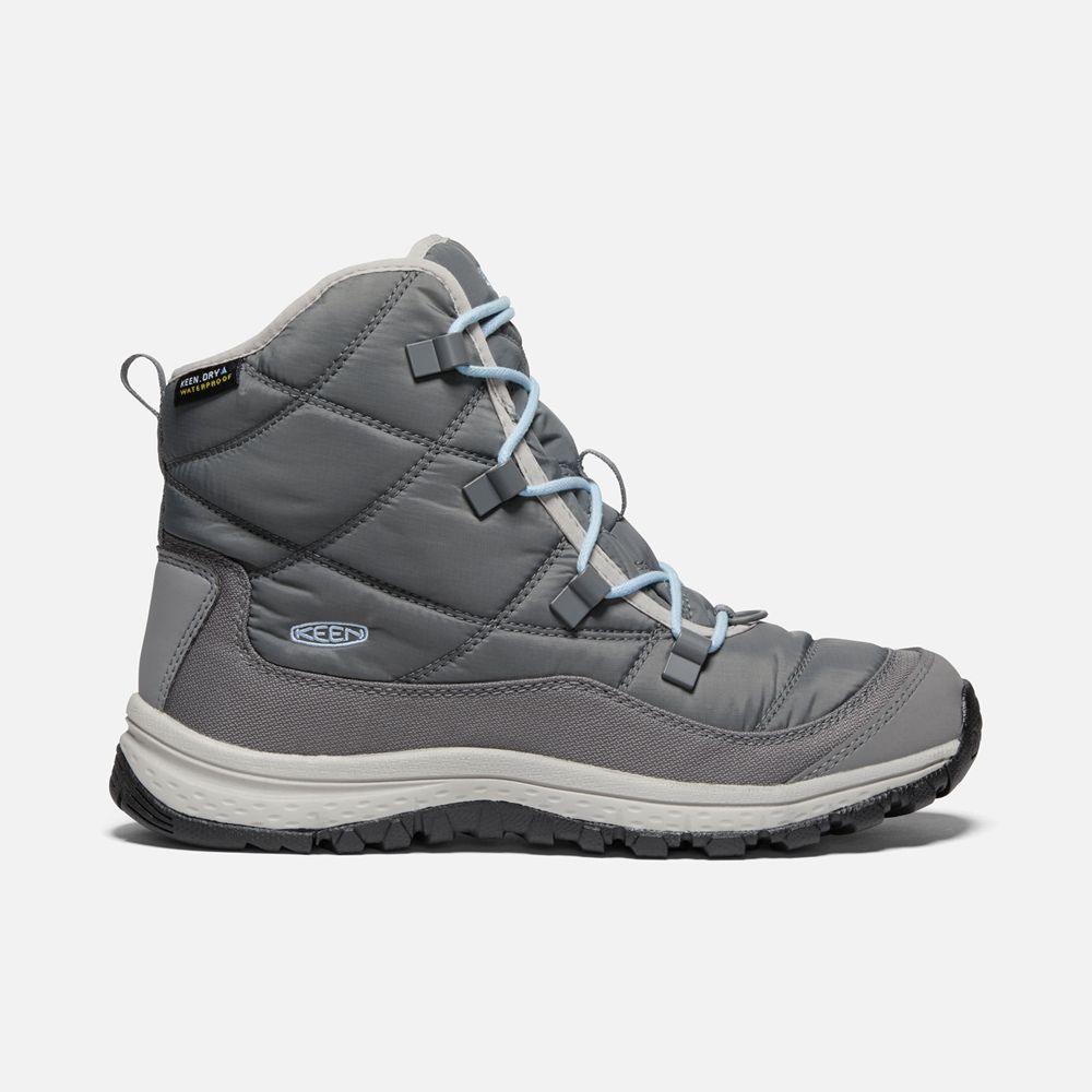 Keen Kar Botu Kadın Gri - Terradora Ankle Waterproof - Türkiye WNMJ15687